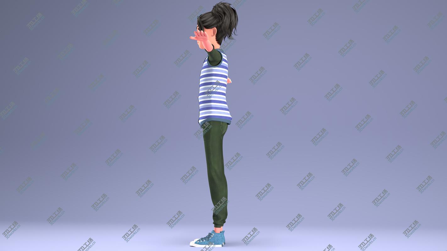 images/goods_img/202105071/3D TOON GiRL 2 - RiGGED model/4.jpg